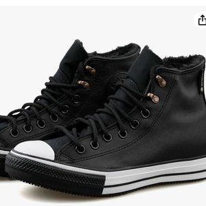 Converse Chuck Taylor winter sneakers Faux Fur lined leather exterior